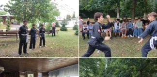 (FOTO) Zi dinamică pentru copiii de la Școala de vară organizată de Parohia „Sfântul Nicolae” din Onești: demonstrație de arte marțiale și tehnici de autoapărare cu sportivii Clubului Sportiv LUU VAN