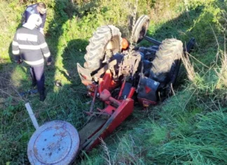 NEWS ALERT: Tragedie în județul Bacău: un bărbat a murit după ce s-a răsturnat cu tractorul în Palanca