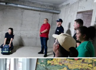(VIDEO) Exercițiu de adăpostire la Târgu Ocna. Cum ar trebui să reacționeze populația în cazul unui atac aerian
