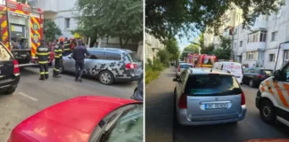 (FOTO) Incendiu într-un apartament din Bacău, 11 persoane s-au autoevacuat. O persoană a făcut atac de panică