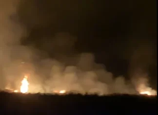 (VIDEO) Incendiu de proporții în comuna Orbeni. Pompierii au luptat peste 7 ore cu flăcările