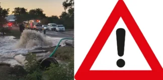 ULTIMA ORĂ: DN12A Onești – Comănești, blocat la Dărmănești. Trafic deviat din cauza avariei la conducta de apă CRAB