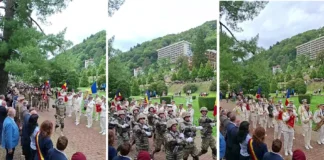 (VIDEO) Eroii Primului Război Mondial, comemorați la Cireșoaia și Slănic-Moldova. „Să nu-i uităm!”