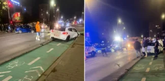 (VIDEO) Patru persoane rănite într-un accident în Bacău. Impact între un Logan și un Volkswagen