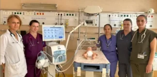 (FOTO) Un nou ajutor pentru cei mai mici pacienți ai Oneștiului. Ventilator de ultimă generaţie la Neonatologie, pentru prematurii și nou-născuții cu probleme respiratorii