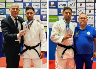 (FOTO) Medalie mondială pentru CSM Onești: Ionuț Munteanu, bronz la Sarajevo, la CM de Judo Veterani