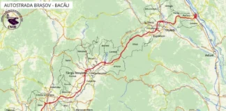 Autostrada A13 Brașov-Bacău, 174 de kilometri împărțiți în 5 loturi. Detalii despre sectorul Onești