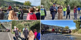 ULTIMA ORĂ: (VIDEO) Circulația pe DN12A, în dreptul podului avariat de la Ciobănuș, rămâne închisă pe perioadă nedeterminată. Traficul greu, deviat pe ruta Onești – DN 11