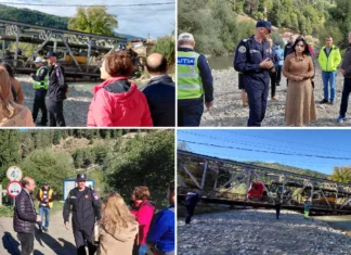 ULTIMA ORĂ: (VIDEO) Circulația pe DN12A, în dreptul podului avariat de la Ciobănuș, rămâne închisă pe perioadă nedeterminată. Traficul greu, deviat pe ruta Onești – DN 11