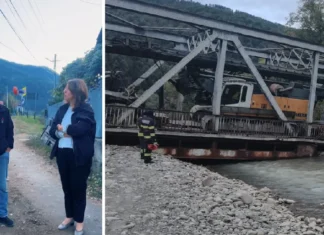 (VIDEO) Soluții pentru circulația pe DN12A după prăbușirea podului de la Ciobănuș. Ce anunță autoritățile băcăuane