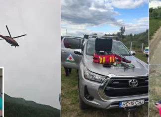 ULTIMA ORĂ: Elicopter și cameră cu termoviziune, folosite pentru căutarea băiețelului dispărut în Dofteana