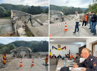 ULTIMA ORĂ: (FOTO) Soluții pentru traficul din zona Ciobănuș, pe DN12A: drum tehnologic într-o săptămână și pod metalic în jur de 20 octombrie