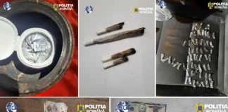 (FOTO) Șase persoane, arestate preventiv după percheziții în Bacău. Peste 230 de doze de substanțe psihoactive, bani și un autoturism de lux, ridicate de anchetatori