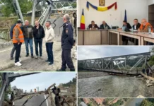 1,5 milioane de lei pentru ruta provizorie de la Ciobănuș. Ce se întâmplă după prăbușirea podului de pe DN12A