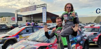 (FOTO) Oneștiul are din nou o campioană! Carmen Poenaru, alături de Simone Tempestini, a cucerit titlul național la raliuri