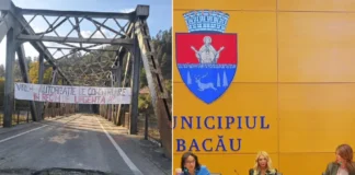 (VIDEO) Drumul tehnologic, alternativă la podul de la Ciobănuș prăbușit, blocat în hârtii: CJSU Bacău caută soluții în timp ce traficul spre Harghita rămâne un coșmar
