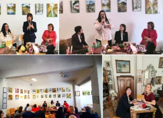 (FOTO) Sincretism al ideilor frumoase în culoare și cuvânt: Simbioză între suflet și timp, la Fundația Națională „G. Călinescu” din Onești