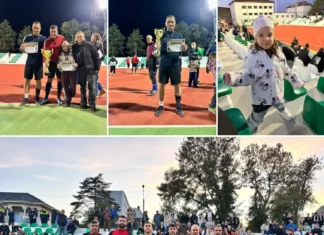 (FOTO) Pasiunea nu are vârstă la Onești: Vicecampionii de la Tsunami, mesaj de felicitare pentru viitorii polițiști de penitenciare și lecție de fair-play după finala Campionatului de Minifotbal 2026