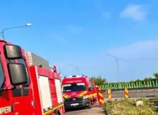 ULTIMA ORĂ: Accident mortal pe autostrada A7, în Vrancea: Un bărbat de 48 de ani n-a avut nicio șansă după ce s-a izbit violent cu autoutilitara de parapet