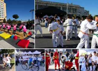 (FOTO) Sport, energie și peste 40 de premii la tombolă! Vezi cum s-a desfășurat ediția de anul acesta a Promenadei Inimilor la Onești
