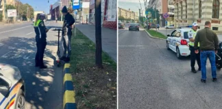 (FOTO) Poliția a ieșit să împartă sfaturi, dar a dat și zeci de amenzi în Bacău. Ce au pățit cei pe două roți