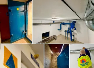 (FOTO) Primele adăposturi de protecție civilă reabilitate în Bacău. Unde se află buncărele modernizate de primărie