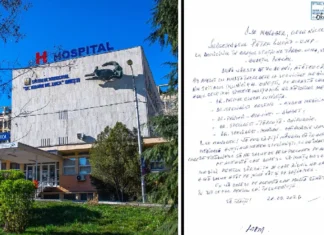 (FOTO) Scrisoare emoționantă de mulțumire pentru medicii Spitalului Municipal Onești: „Se străduiesc să ne salveze”