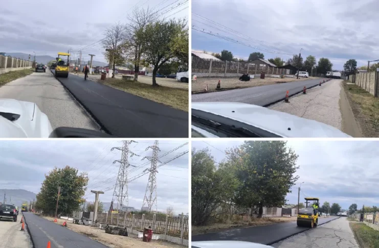 (FOTO) Surpriză uriașă pe DJ 119 Onești – Gura Văii: Se asfaltează drumul plin de gropi, după ani de coșmar și promisiuni ratate