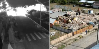 (VIDEO) Cum s-a produs explozia devastatoare din Vrancea care a ras de pe fața pământului două case și o anexă, a avariat alte șapte locuințe și a trimis un bărbat în stare critică la spital