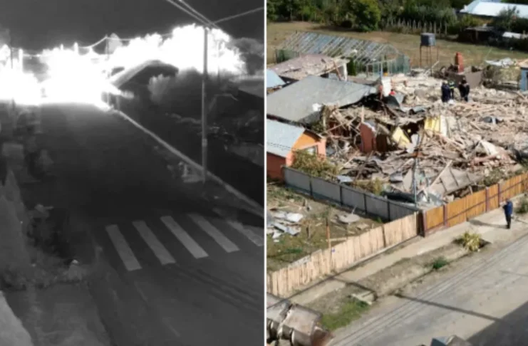 (VIDEO) Cum s-a produs explozia devastatoare din Vrancea care a ras de pe fața pământului două case și o anexă, a avariat alte șapte locuințe și a trimis un bărbat în stare critică la spital