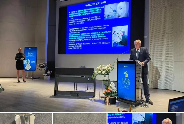 Prof. univ. dr. Adrian Cotîrleț, lecție de management medical la Forumul de la Cluj-Napoca. Experiența de la Moinești, prezentată în fața elitei medicale din România