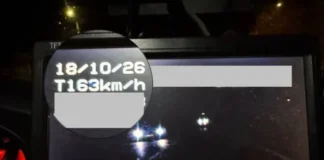 (FOTO) A confundat DN11A Onești – Adjud cu o pistă de raliu: gonea cu 163 km/h, la Căiuți, și nu a oprit la semnalul polițiștilor. Cât îl costă aventura?