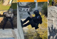 (VIDEO) Jandarmii băcăuani se pregătesc pentru misiuni antiteroriste și intervenții cu grad ridicat de risc