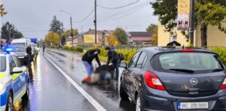 ULTIMA ORĂ: (FOTO) Un nou accident rutier în județul Bacău: pieton lovit pe trecerea de pietoni