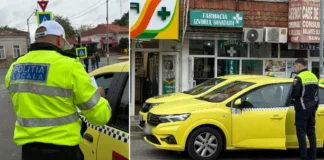 (FOTO) Poliția a luat la puricat taximetriștii din Bacău: controalele s-au lăsat cu zeci de amenzi