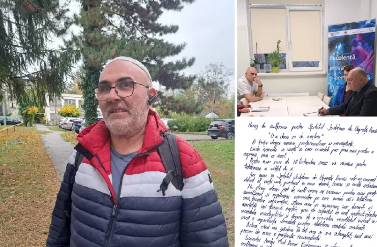 (FOTO) Intervenție neurochirurgicală de succes la SJU Bacău. Cine este „ființa de lumină” care a salvat viața unui fost șofer de TIR