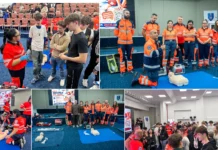 (VIDEO) Clipele care fac diferența: Liceenii din Onești învață să salveze vieți la Biblioteca „Radu Rosetti”. Elevii de la „Moisil” și „Petru Poni” au participat la primul atelier „Minutele de aur”. Ionuț Tenie: „Educația pentru primul ajutor trebuie adusă mai aproape de comunitate”