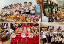 (FOTO) Tradiție și creativitate la Școala „Octavian Voicu” din Bacău. Târgul de Toamnă, la a treia ediție. Copiii au sărbătorit frumusețea toamnei