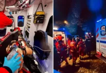 (FOTO) Intervenție contracronometru în Bacău: Medicii de la Ambulanță și SMURD au smuls din ghearele morții un bărbat căruia i s-a făcut rău după o ceartă pentru un loc de parcare