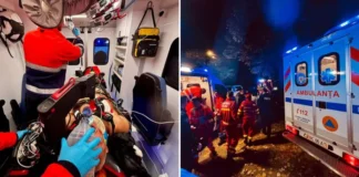 (FOTO) Intervenție contracronometru în Bacău: Medicii de la Ambulanță și SMURD au smuls din ghearele morții un bărbat căruia i s-a făcut rău după o ceartă pentru un loc de parcare