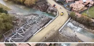 (VIDEO) Vești importante pentru șoferii din Bacău: drumul tehnologic de la Ciobănuș, de pe DN12A, ar putea fi deschis în curând. Podul prăbușit este dezafectat