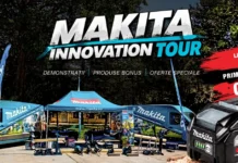 Eveniment Makita la Onești: scule cu acumulatori pentru testare și bonusuri la cumpărături