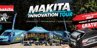 Eveniment Makita la Onești: scule cu acumulatori pentru testare și bonusuri la cumpărături
