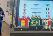 (FOTO) Performanță uriașă pentru o polițistă din Bacău! Trei medalii la Mondialul de Karate IKU din Slovenia