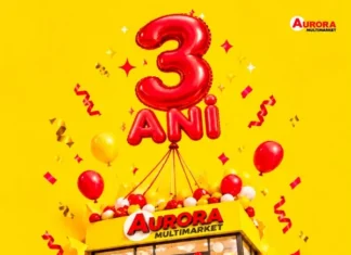 Aurora Multimarket sărbătorește 3 ani în România cu reduceri de până la 80%. Vezi ofertele în magazinele din Onești și Moinești!