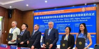 Prof dr Adrian Cotîrleț, participant la un important forum internațional de cooperare medicale și academică în China